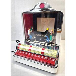 2004 Animated Mr. Christmas Jukebox Christmas Music Player Dancing Figure